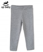◆期間限定セール◆【UP BABY】女の子レギンス【9分丈・デイリー】ライトグレー|女の子|キッズ