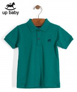 ◆期間限定セール◆【UP BABY】男の子襟付きポロTシャツ【子供服1才〜3才・重ね着にもおすすめ】モスグリーン|男の子|キッズ