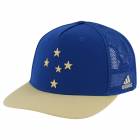 クルゼイロバイカラーデザインメッシュキャップ【CRUZEIRO】公式帽子 adidas ブルー×ベージュ|ブラジルリーグ|ブラジルサッカー