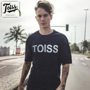 【TOISS】トイスボーダーロゴＴシャツ【ネイマールプライベート愛用】 | ブラック