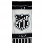 セアラー公式チームエンブレムバスタオル【CEARA】 | ホワイト×ブラック|ブラジルリーグ|ブラジルサッカー