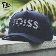 【TOISS】トイス ボーダーロゴ カーブキャップ  ABA CURVA  スナップバック | ブラック