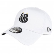 サントス公式チームエンブレムキャップ【SANTOS FC】 NEW ERA 9FORTY ホワイト|ブラジルリーグ|ブラジルサッカー