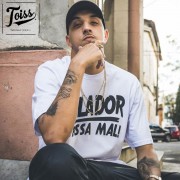 【TOISS】トイス スラングTシャツ FALADOR PASSA MAL  | ホワイト