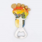 リオデジャネイロビーチ 足型栓抜き付きマグネット|インテリア雑貨