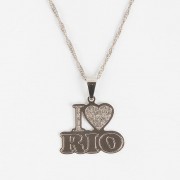 I LOVE RIO シルバープレートネックレス|アクセサリー|レディース