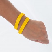 EU AMO BRASIL ラバーブレスレットセット イエロー