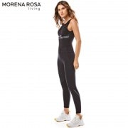 ◆期間限定セール◆【Morena Rosa Living】華奢ラインレギンスパンツ ブラック|Morena Rosa（フィットネス・ヨガウェア）