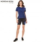 【Morena Rosa Living】ワンカラー速乾リラックスTシャツ ネイビー
