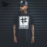 【TOISS】トイス#バーコードTシャツ ブラック　ネイマールブランド|メンズウエア|TOISS（ネイマールブランド）