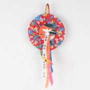 小花柄シータ エスピリトサント飾り Divino レッドマルチA
