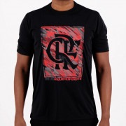 フラメンゴ公式エンブレムアートTシャツ【FLAMENGO】ブラック|ブラジルリーグ|ブラジルサッカー