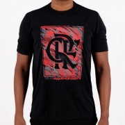 フラメンゴ公式エンブレムアートTシャツ【FLAMENGO】ブラック