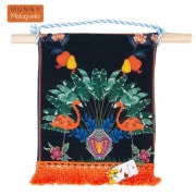 フラミンゴ楽園デザインファブリックペナントインテリア雑貨 MUNNY by Malagueta|MUNNY by Malagueta（アクセサリー・雑貨）