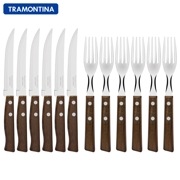 トラディショナル ステーキナイフ＆フォーク12点セット シュラスコ・BBQ・パーティーに！ TRAMONTINA トラモンティーナ|TRAMONTINA(テーブルウェア)