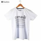 Huebra ウエブラTシャツ Carnaval カルナヴァウ（カーニバル）ホワイト|HUEBRA（リオデジャネイロ発）