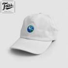 ◆期間限定セール◆【TOISS】トイス パッチ付ダッドキャップ Dad World ホワイト|キャップ|TOISS（ネイマールブランド）