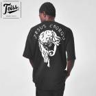 【TOISS】トイス バックプリントオーバーサイズTシャツ Jesus chorou ブラック|メンズウエア|TOISS（ネイマールブランド）