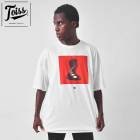 【TOISS】トイス デザインプリントオーバーサイズTシャツ Stairs ホワイト|メンズウエア|TOISS（ネイマールブランド）