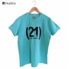 Huebra ウエブラデザインTシャツ RIO DE JANEIRO +55（21）ライトブルー|HUEBRA（リオデジャネイロ発）