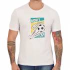 ◆期間限定セール◆AQUI E BRASIL HEXA ブラジルサッカーデザインTシャツ ホワイト|Tシャツ|メンズ