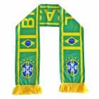 サッカーブラジル代表エンブレム ブラジル国旗デザイン CBF BRASILタオルマフラー|ブラジル代表|ブラジルサッカー