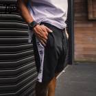 【TOISS】サイド＃ラインスウェットショート丈パンツ ブラック|メンズウエア|TOISS（ネイマールブランド）