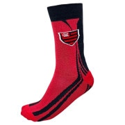 フラメンゴ公式メンズソックス エンブレム FLAMENGO ブラジルサッカー 靴下 レッド×ブラック|ブラジルリーグ|ブラジルサッカー