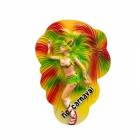 リオのカーニバル rio carnaval サンバダンサーマグネット|インテリア雑貨