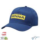 アイルトン・セナ SENNAロゴ公式キャップ  ネイビーブルー Ayrton Senna 帽子|帽子|メンズ