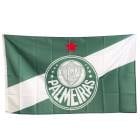 パルメイラスエンブレムチームフラッグ PALMEIRAS ホワイト×グリーン|ブラジルリーグ|ブラジルサッカー
