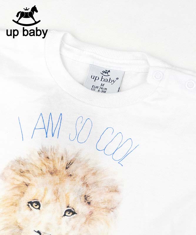 UP BABY】男の子Tシャツ＆ショートパンツ【動物柄・カッコいい
