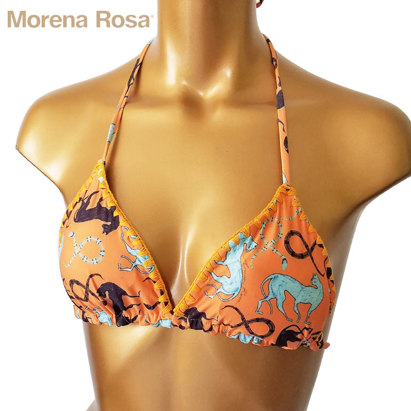 ★ toshi★ Morena Rosa ビキニ　ターコイズブルー リバーシブル水着 ボーダーパステル Morena Rosa | 海外ブランド
