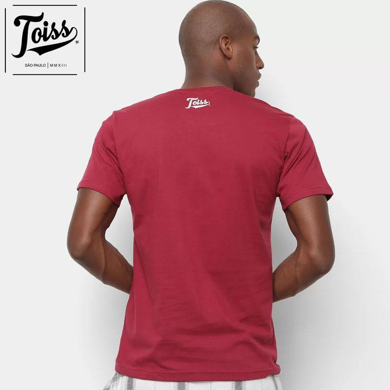 ネイマールブランド【TOISS】オリジナルロゴ Tシャツ ボルドー TOISS】トイスオリジナルロゴTシャツ|ボルドー|TOISS