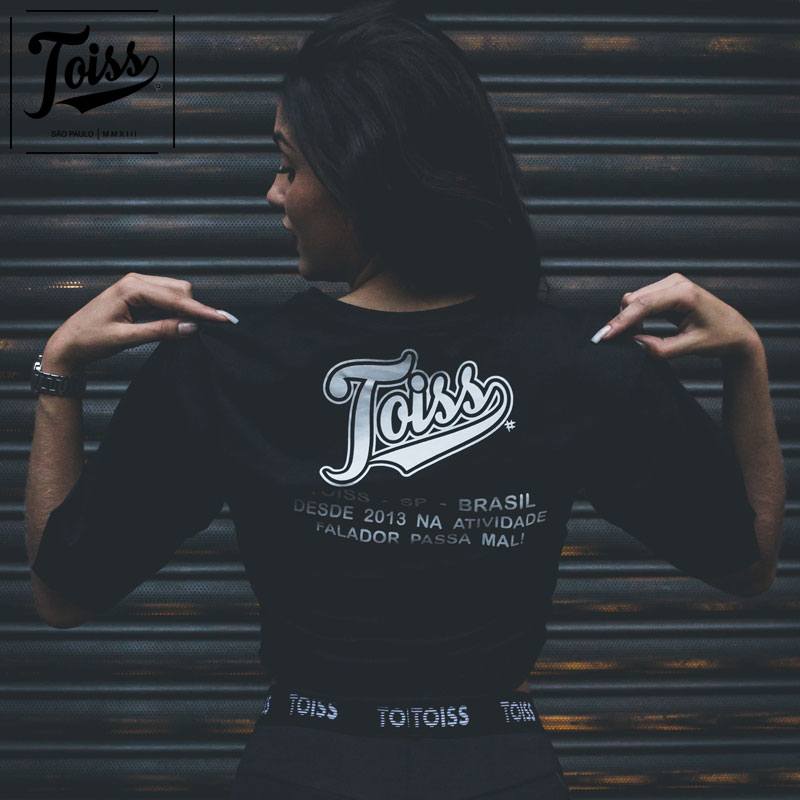 【TOISS】トイス クロップド丈デザインロングTシャツ\