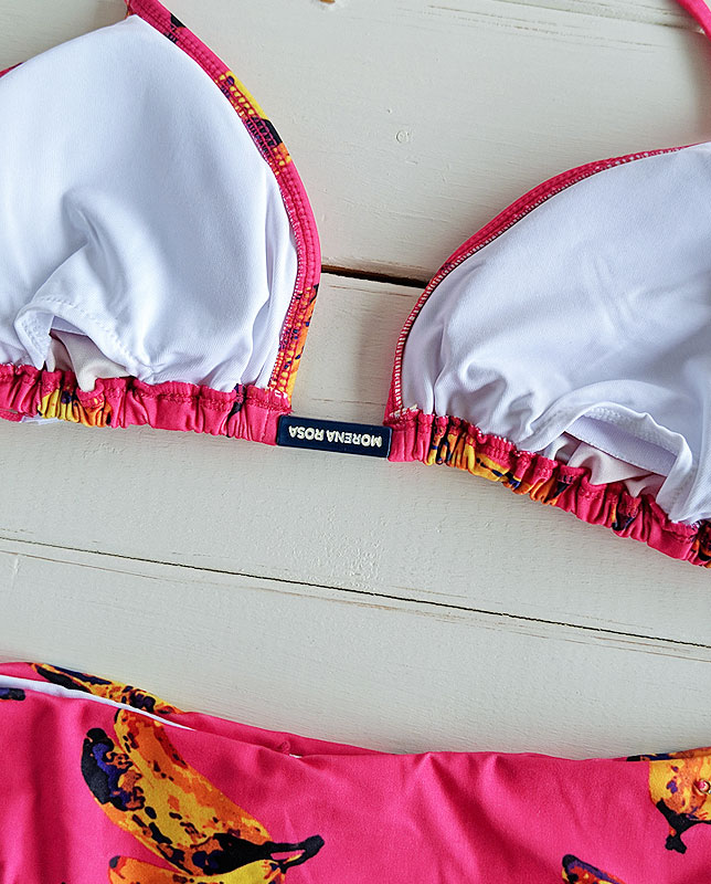 Morena Rosa】バナナプリント Tバック トライアングルビキニ