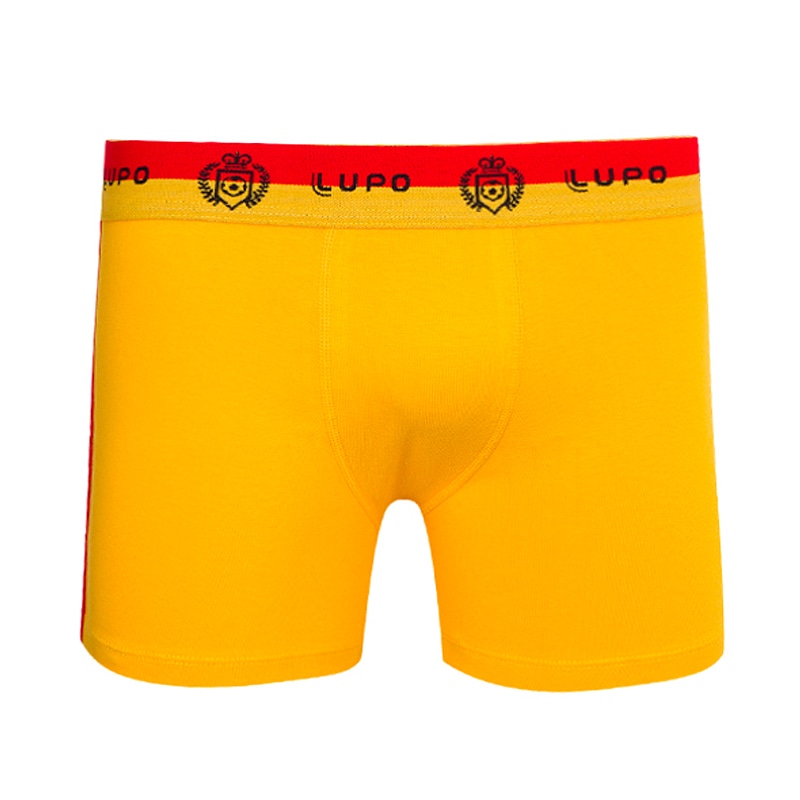 ネイマール着用モデル【LUPO】イエロー×レッドコットンボクサーパンツ