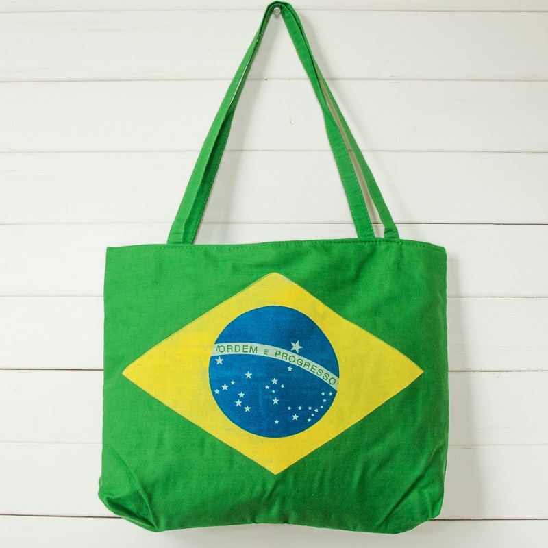 ブラジル国旗のショルダートートバッグ｜すべての商品のブラジル