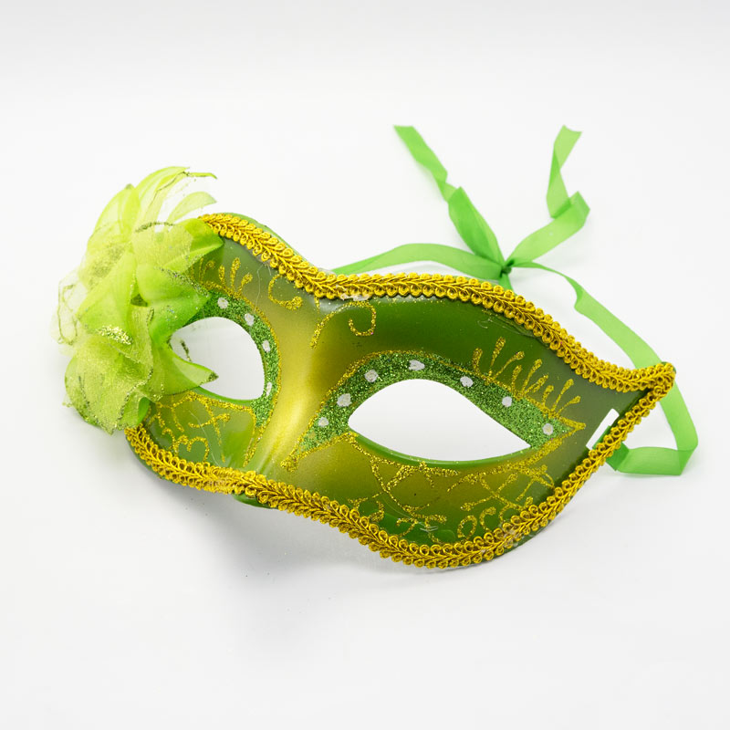 カーニバルマスク【イベント・パーティー用】花付仮面タイプ｜ブラジル