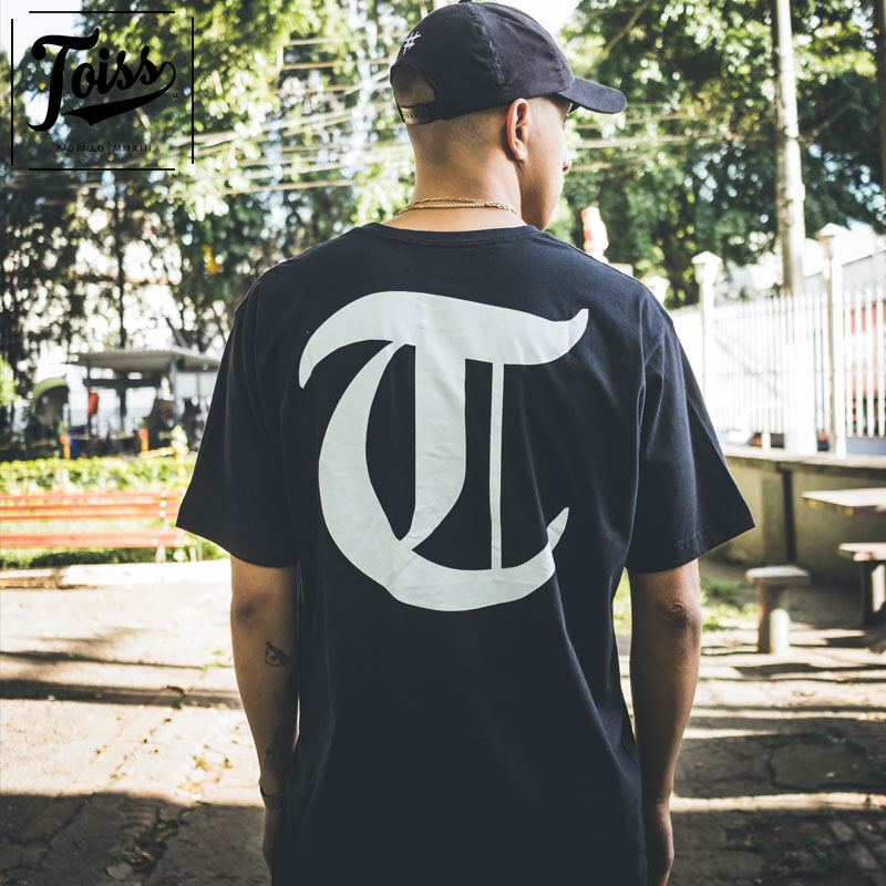 Toiss Tロゴtシャツ ネイマール愛用ブランド ブラック Toiss ネイマールブランド のブラジル通販 Sorte