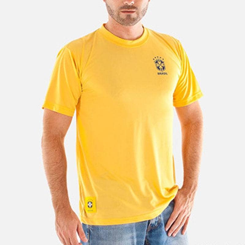 ブラジル代表 シャツ CBF Attack Sports ブラジル代表】CBF公式エンブレムTシャツ【BRASIL】 | イエロー