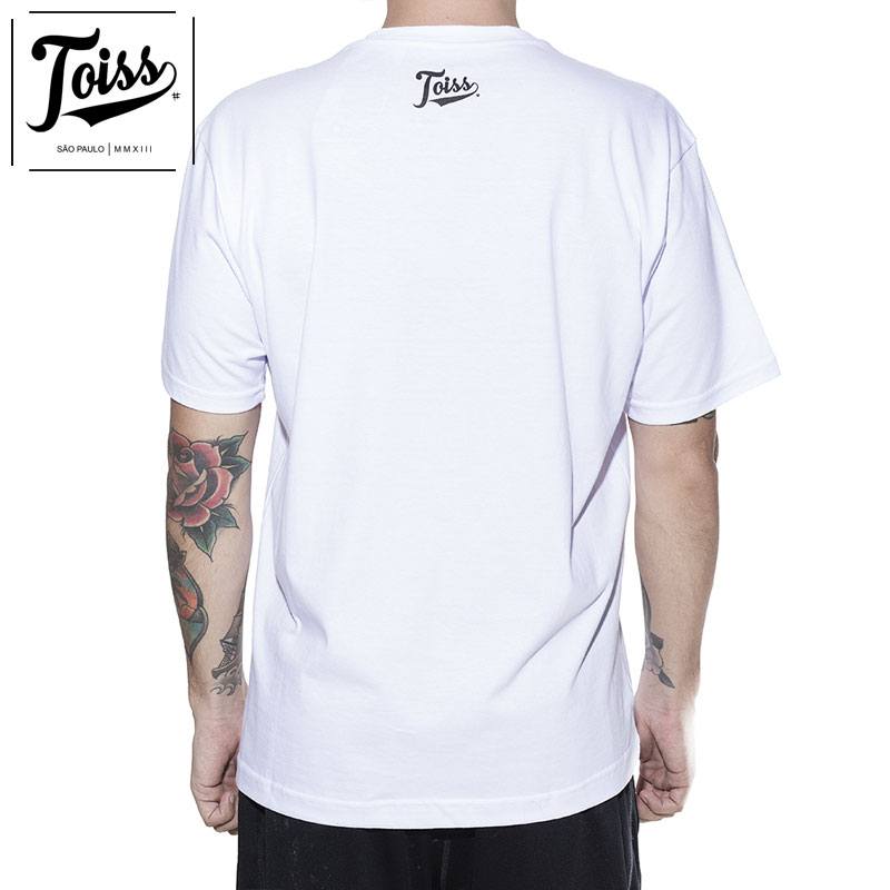 ネイマールブランド【TOISS】ファベーラクロスデザイン ホワイト TOISS】トイス ファベーラクロスデザインTシャツ CRUZ