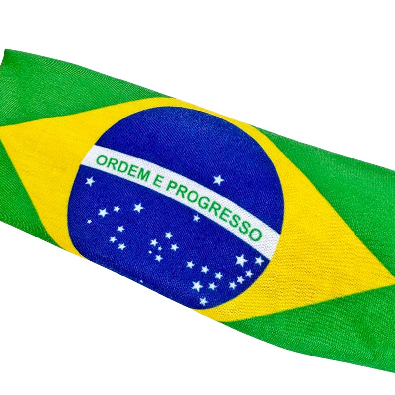 ブラジル国旗柄ヘアバンド ヘッドバンド フリーサイズ｜ブラジルグッズ