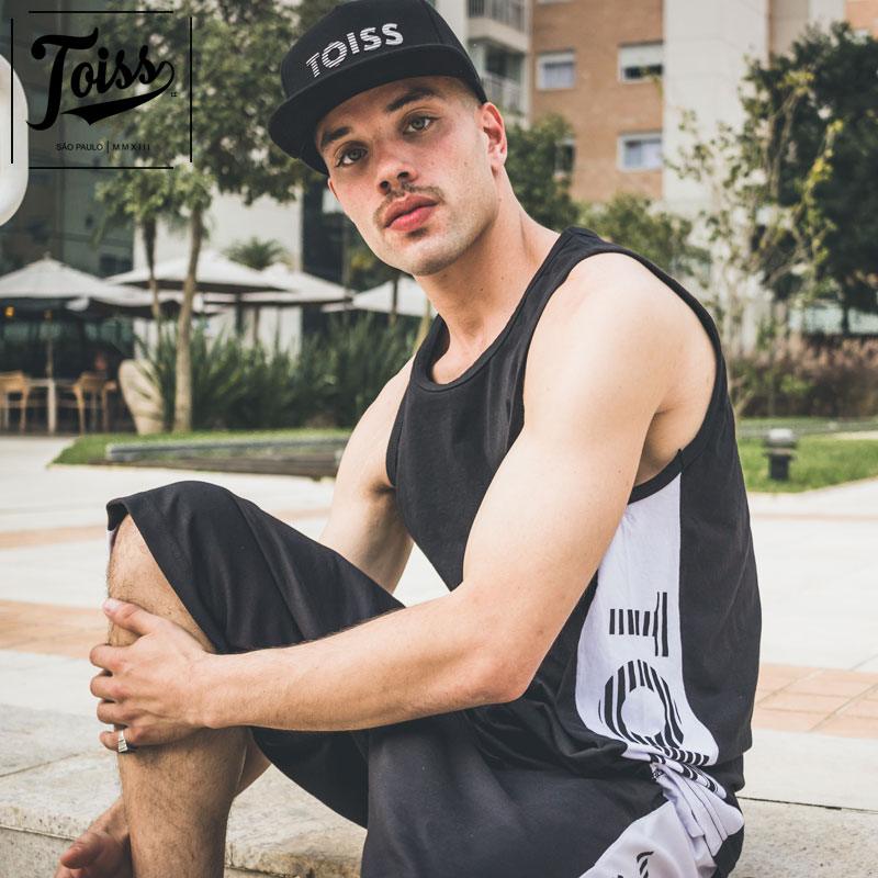 Toiss サイドボーダーロゴタンクトップ ブラック ネイマールブランド Toiss ネイマールブランド メンズウエア タンクトップのブラジル通販 Sorte Toiss サイドボーダーロゴタンクトップ ブラック ネイマールブランド Toiss ネイマールブランド メンズウエア タンクトップのブラジル通販 Sorte