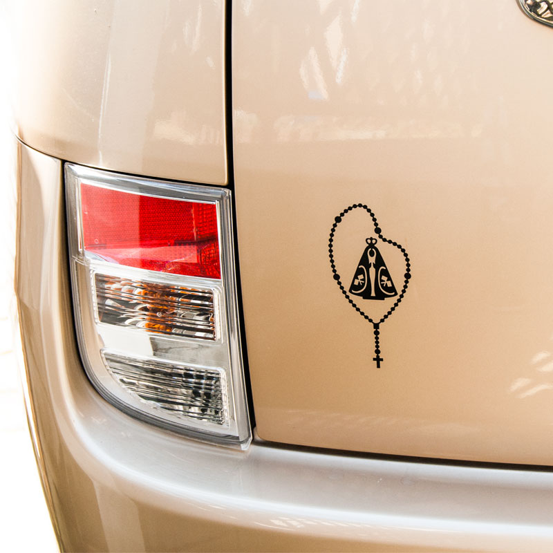 アパレシーダカーステッカーblack Nossa Senhora Aparecidaアクセサリー インテリア雑貨のブラジル通販 Sorte