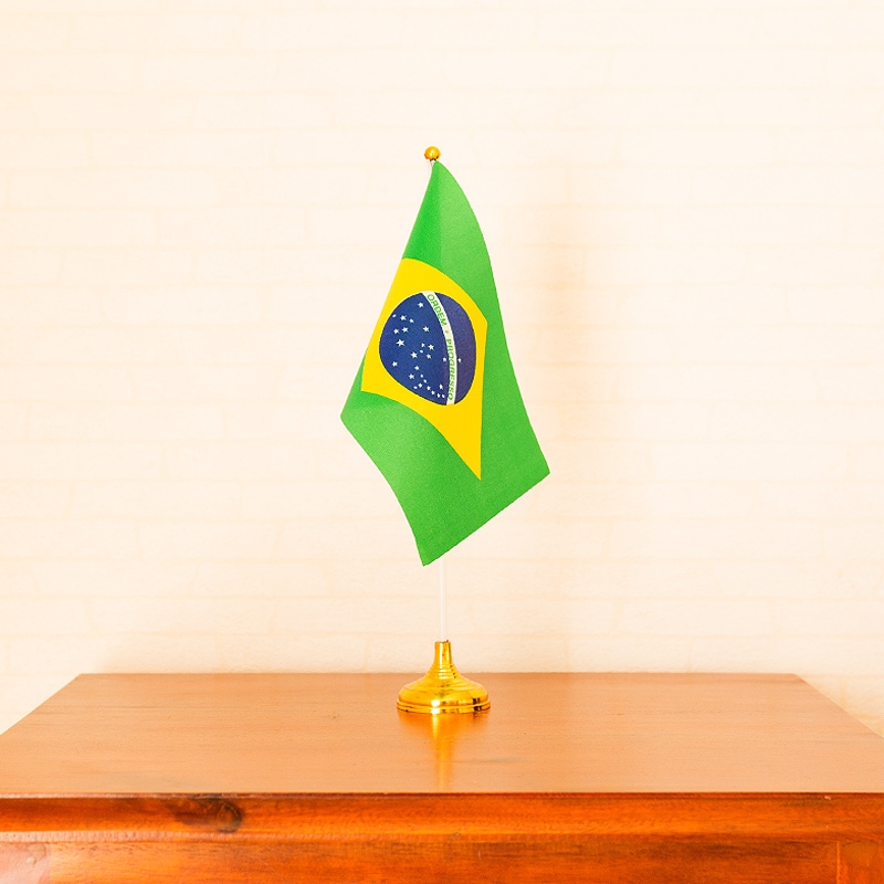 CONTEMPORANEA タンバリン ブラジル国旗デザイン2個セット