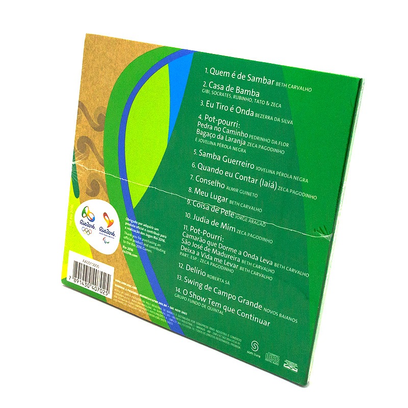 リオオリンピック公式サンバcd Brasil Encanta Samba全14曲 すべての商品のブラジル通販 Sorte