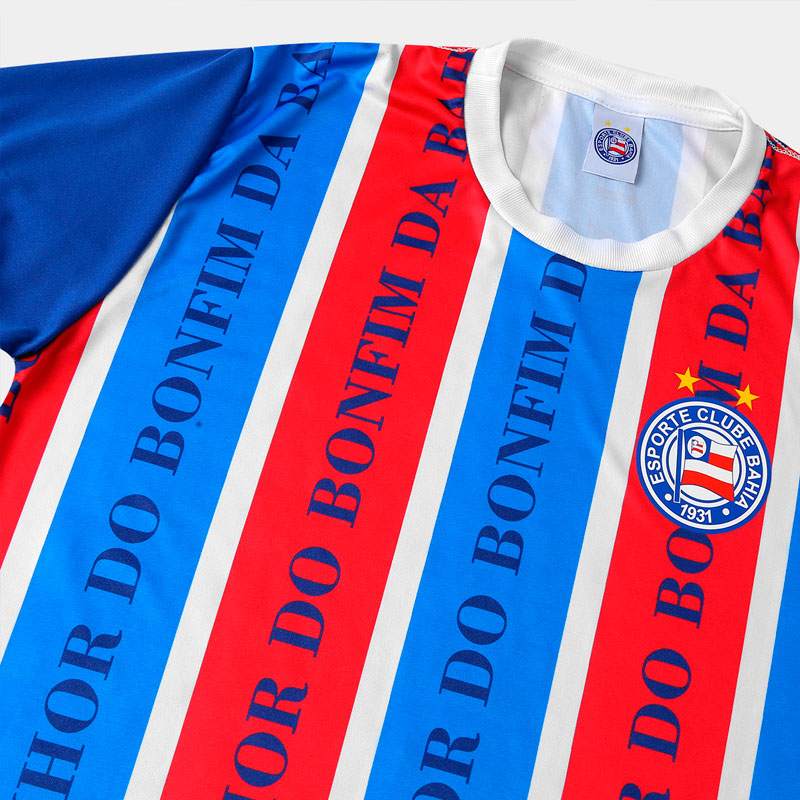 ボンフィン柄 バイーア公式ユニフォーム Bahia ブラジルサッカー ブラジルリーグのブラジル通販 Sorte ボンフィン柄 バイーア公式ユニフォーム Bahia ブラジルサッカー ブラジルリーグのブラジル通販 Sorte