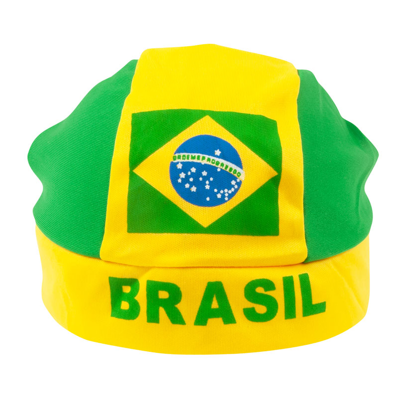 ブラジル　ポンチョ4種類、帽子、ブラジルミニ国旗 🇧🇷ブラジル ポンチョ4種類、帽子、ブラジルミニ国旗の通販 by