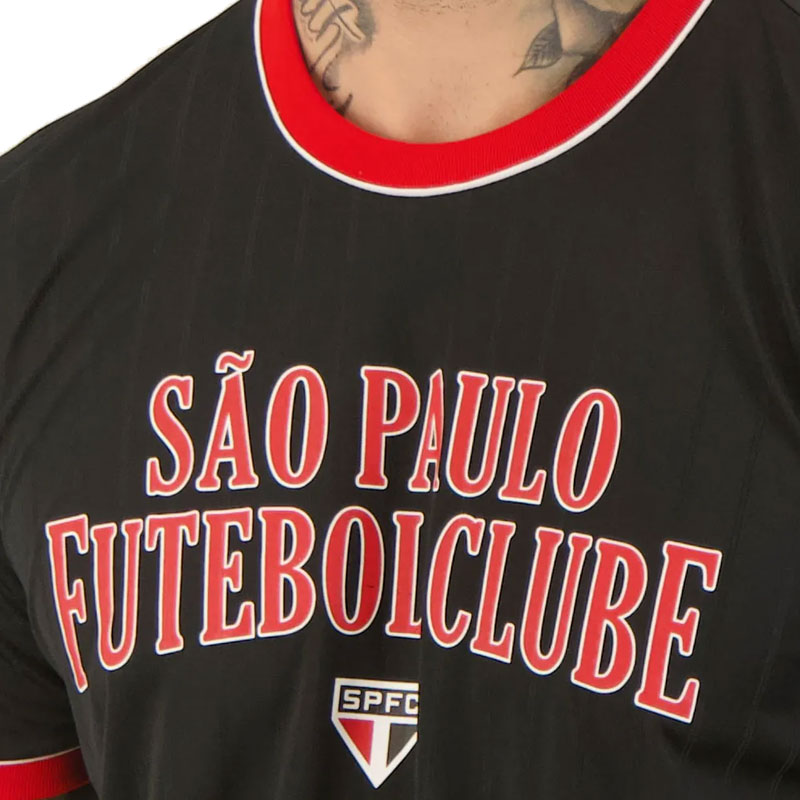 サンパウロFC公式 速乾レタリングデザインTシャツ SAO PAULO FC